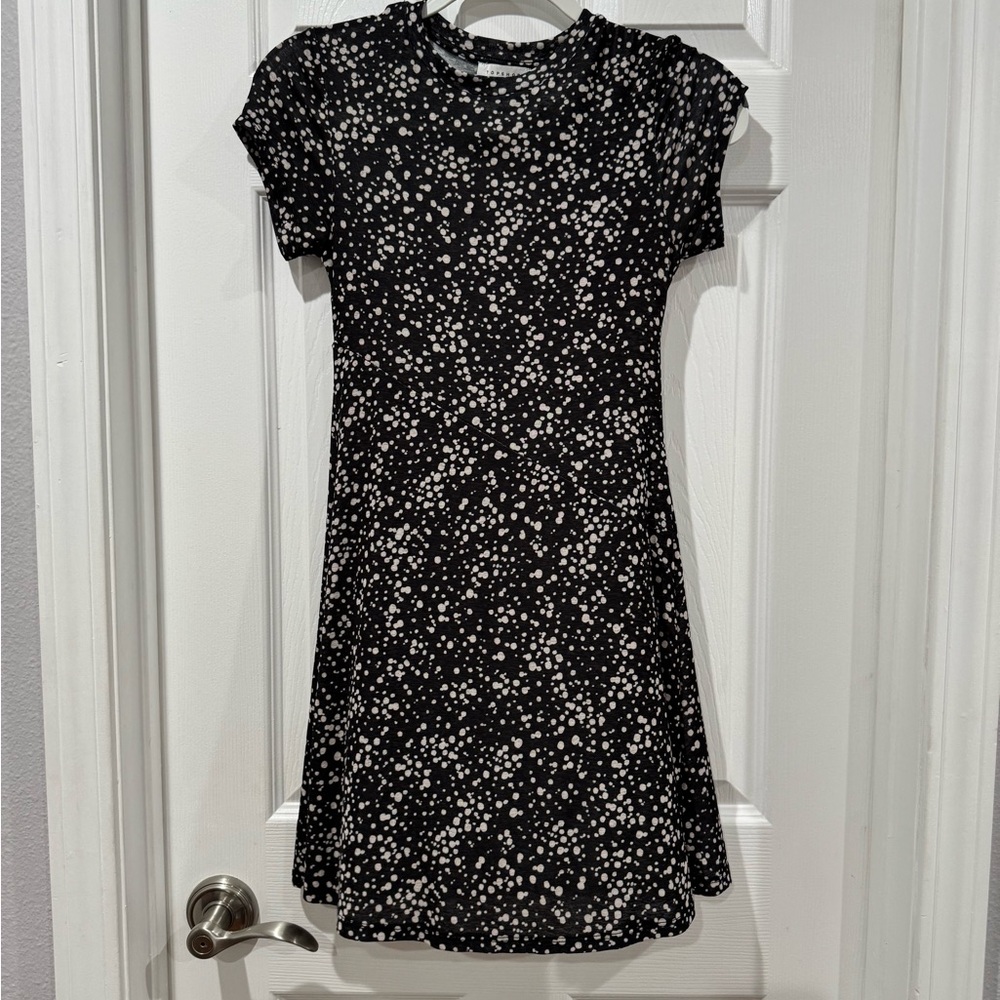 Topshop Polka Dot Mini Dress